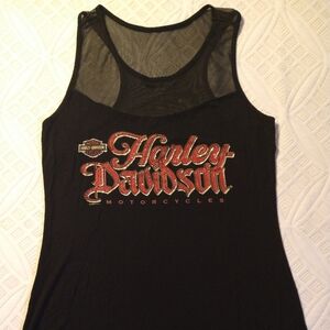 Harley-Davidson Black Tank Top for Women